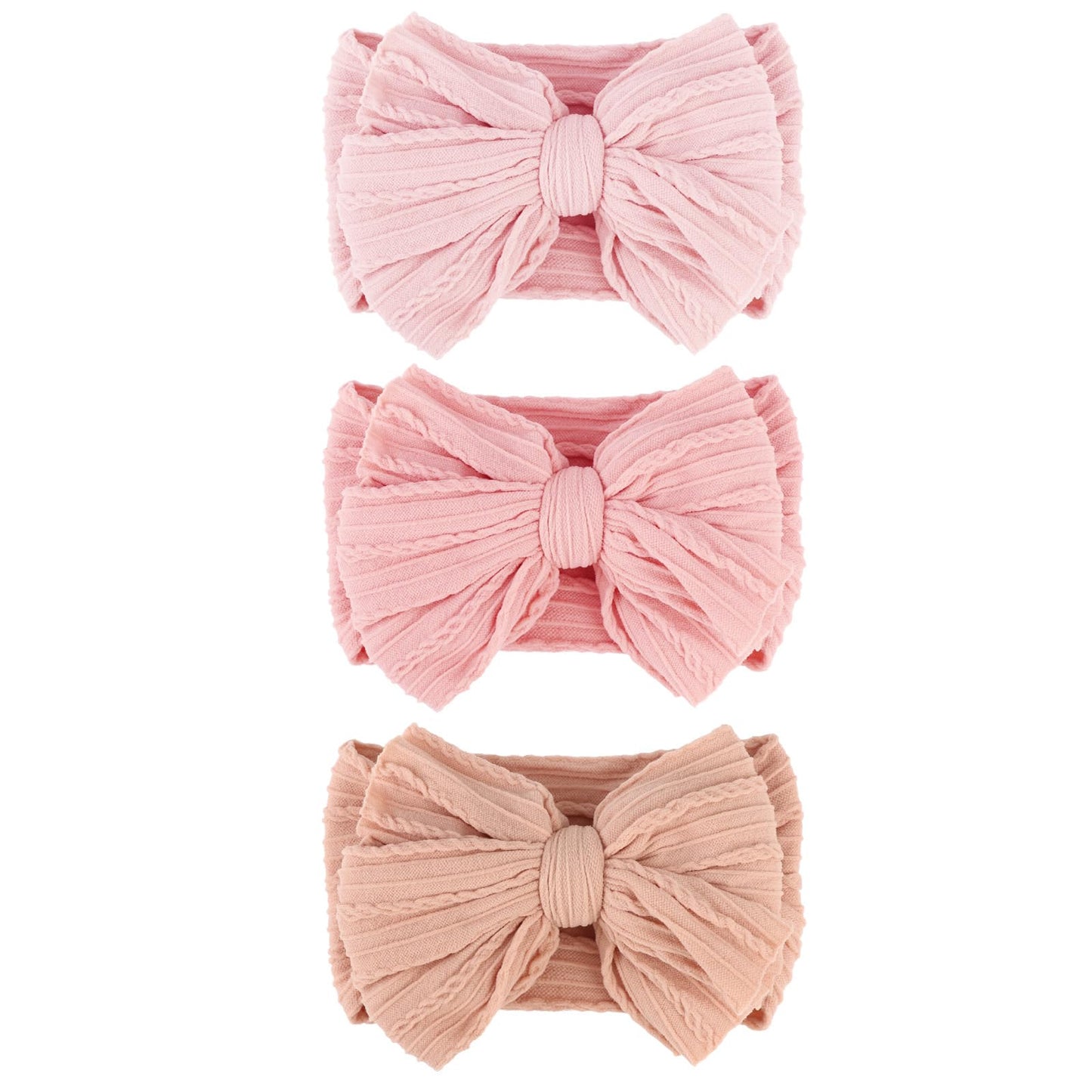 AQOKKA Baby Flower Headbands Nylon Baby Girl Headbands Newborn Hairbands Toddler Hair Accessories for Girls Infant Kids