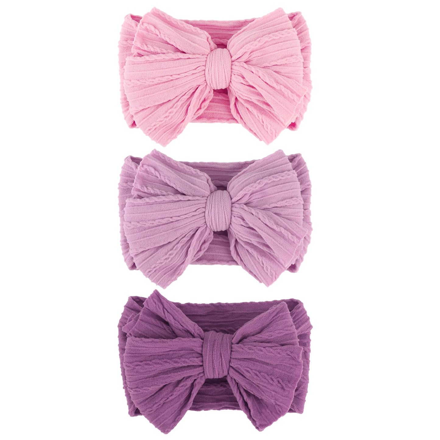 AQOKKA Baby Flower Headbands Nylon Baby Girl Headbands Newborn Hairbands Toddler Hair Accessories for Girls Infant Kids