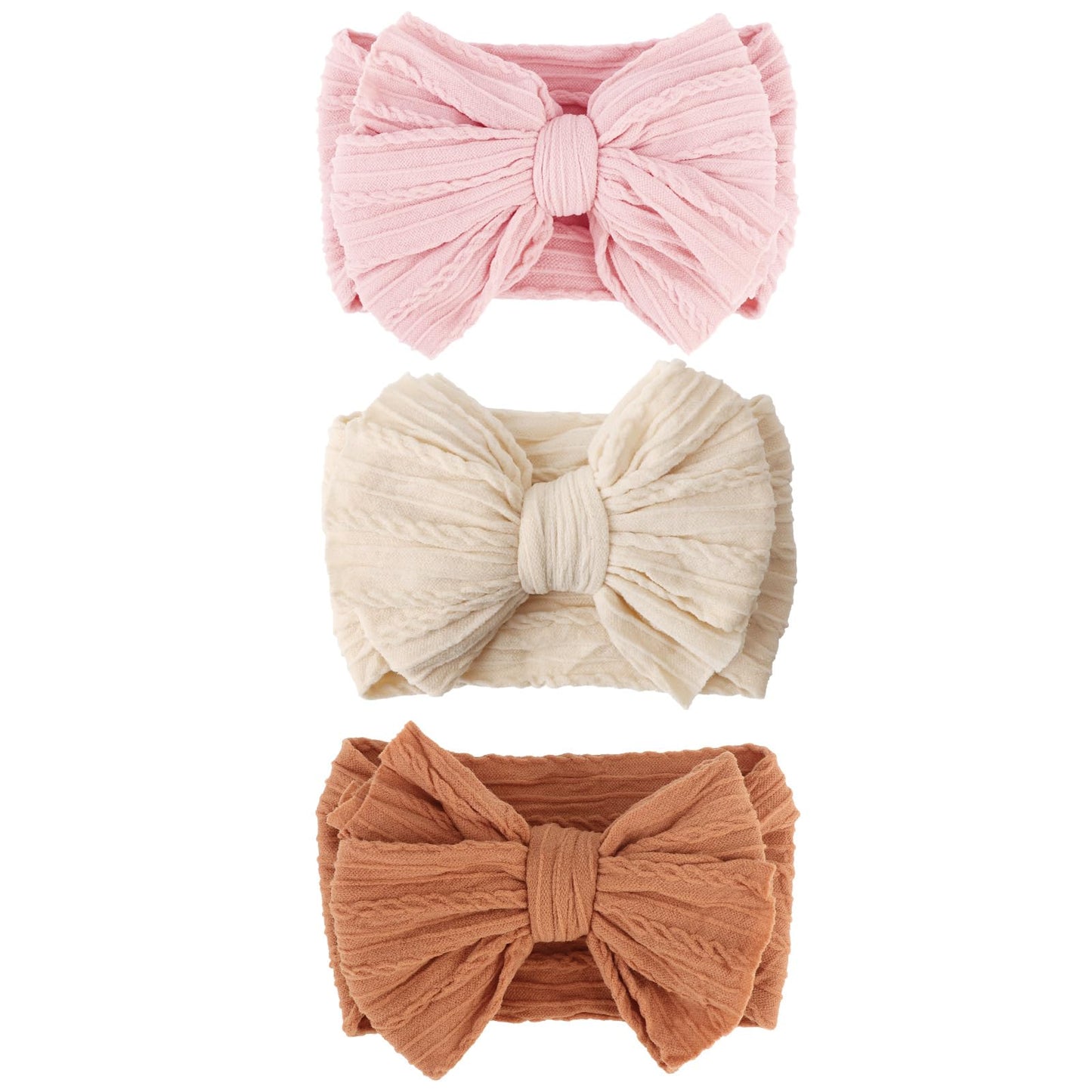 AQOKKA Baby Flower Headbands Nylon Baby Girl Headbands Newborn Hairbands Toddler Hair Accessories for Girls Infant Kids