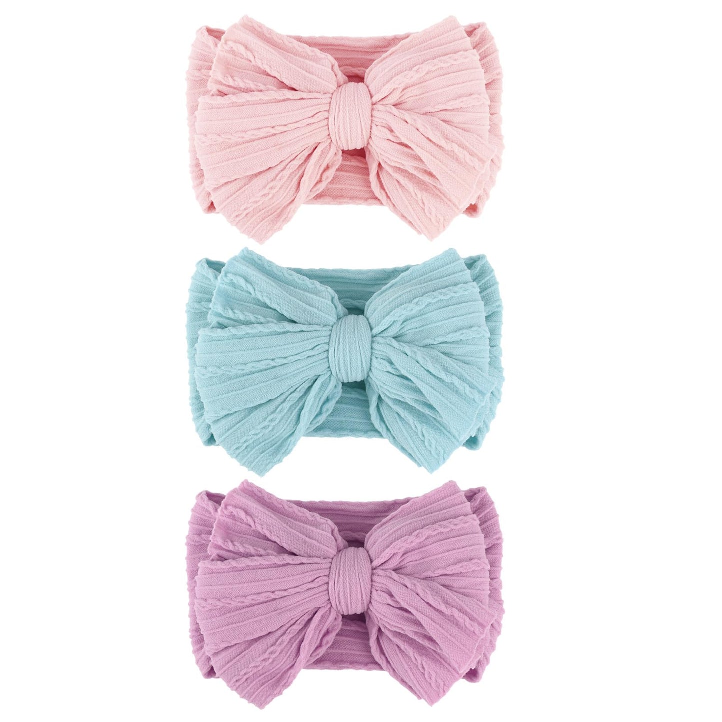 AQOKKA Baby Flower Headbands Nylon Baby Girl Headbands Newborn Hairbands Toddler Hair Accessories for Girls Infant Kids
