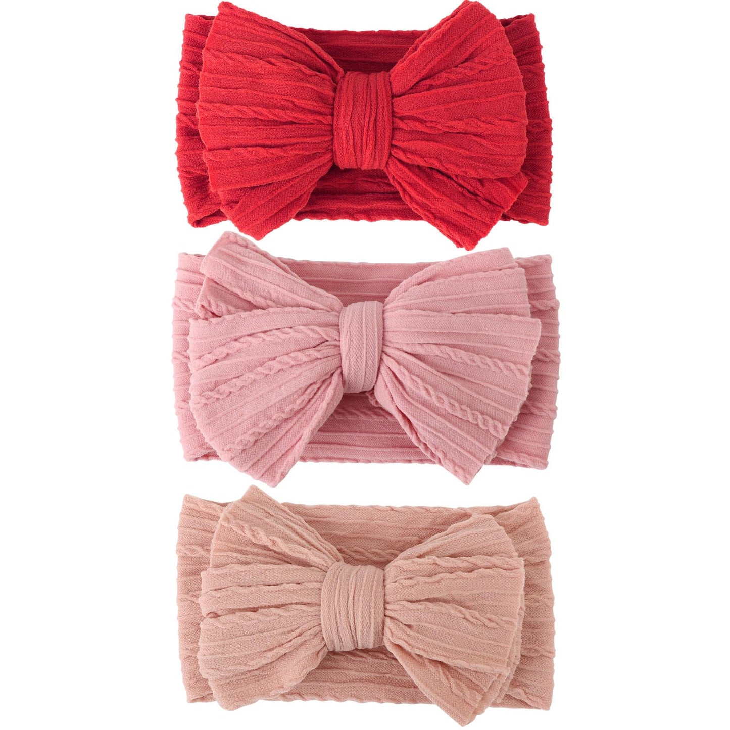 AQOKKA Baby Flower Headbands Nylon Baby Girl Headbands Newborn Hairbands Toddler Hair Accessories for Girls Infant Kids