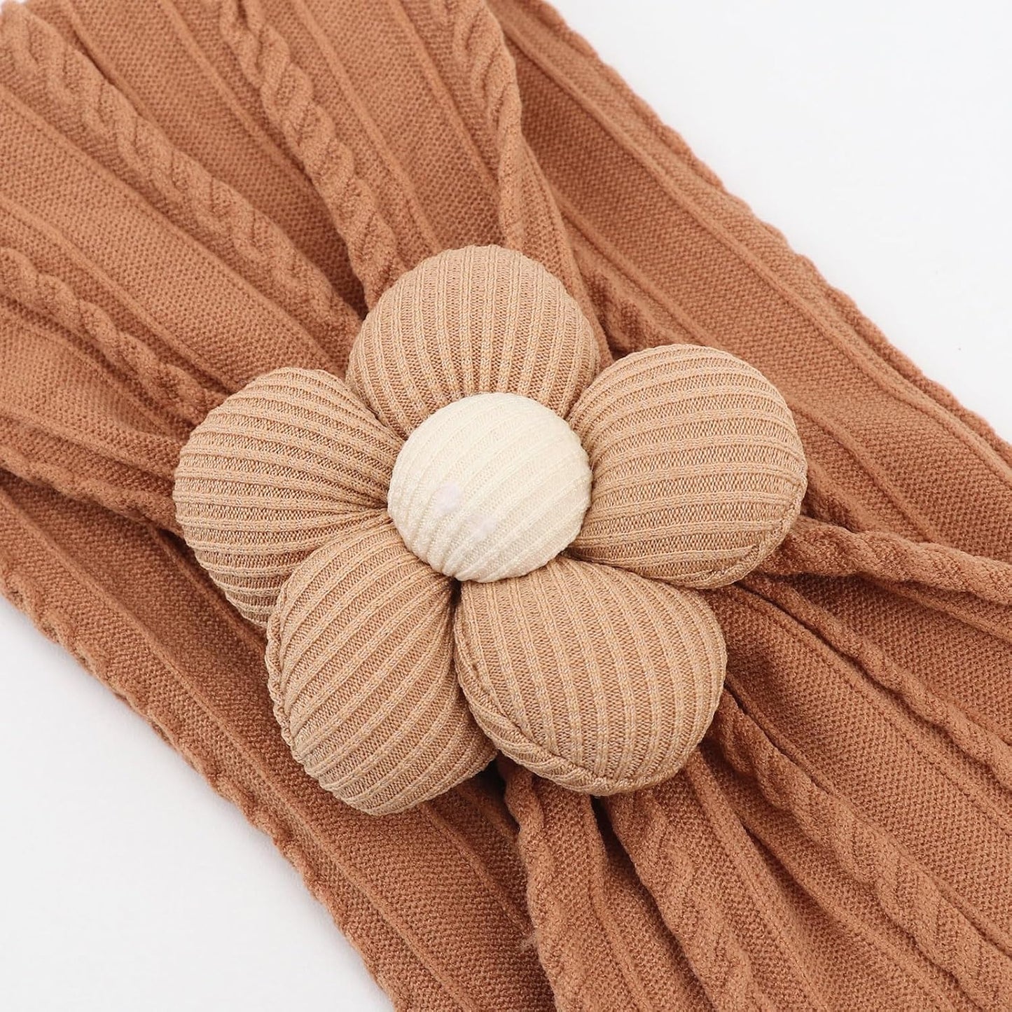 AQOKKA Baby Flower Headbands Nylon Baby Girl Headbands Newborn Hairbands Toddler Hair Accessories for Girls Infant Kids