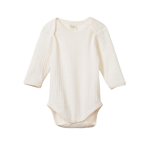 Pointelle Long Sleeve Bodysuit