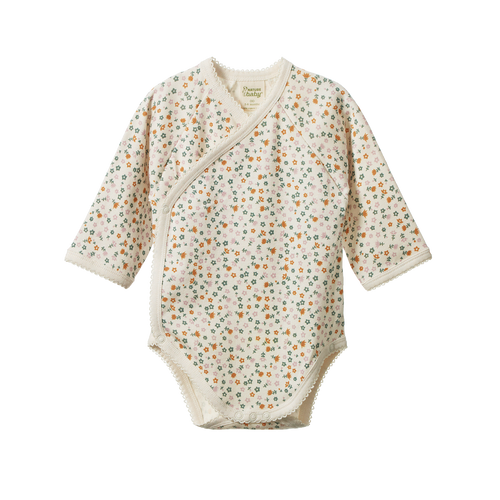 Long Sleeve Kimono Bodysuit