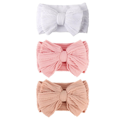 AQOKKA Baby Flower Headbands Nylon Baby Girl Headbands Newborn Hairbands Toddler Hair Accessories for Girls Infant Kids