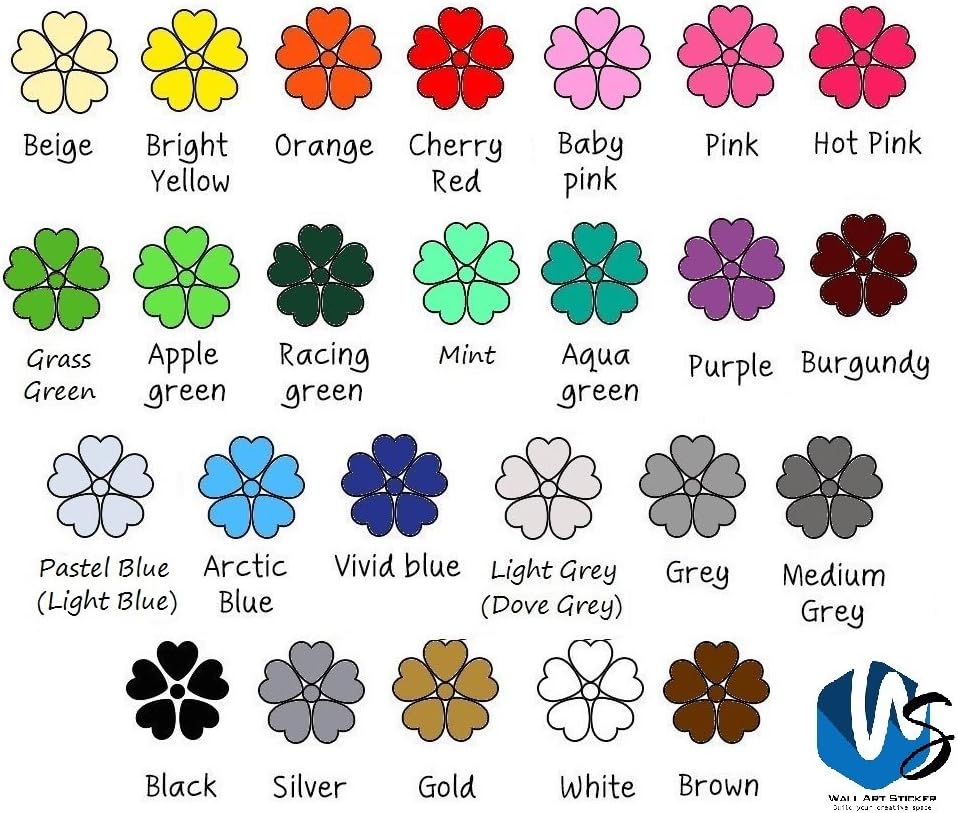 55 Mixed size Stars Wall Stickers Kid Decal Art Nursery Bedroom Vinyl Decoration (Grey)