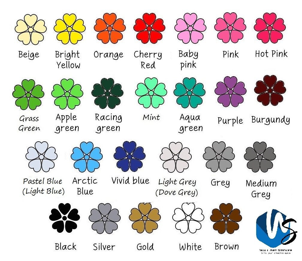 55 Mixed size Stars Wall Stickers Kid Decal Art Nursery Bedroom Vinyl Decoration (Grey)