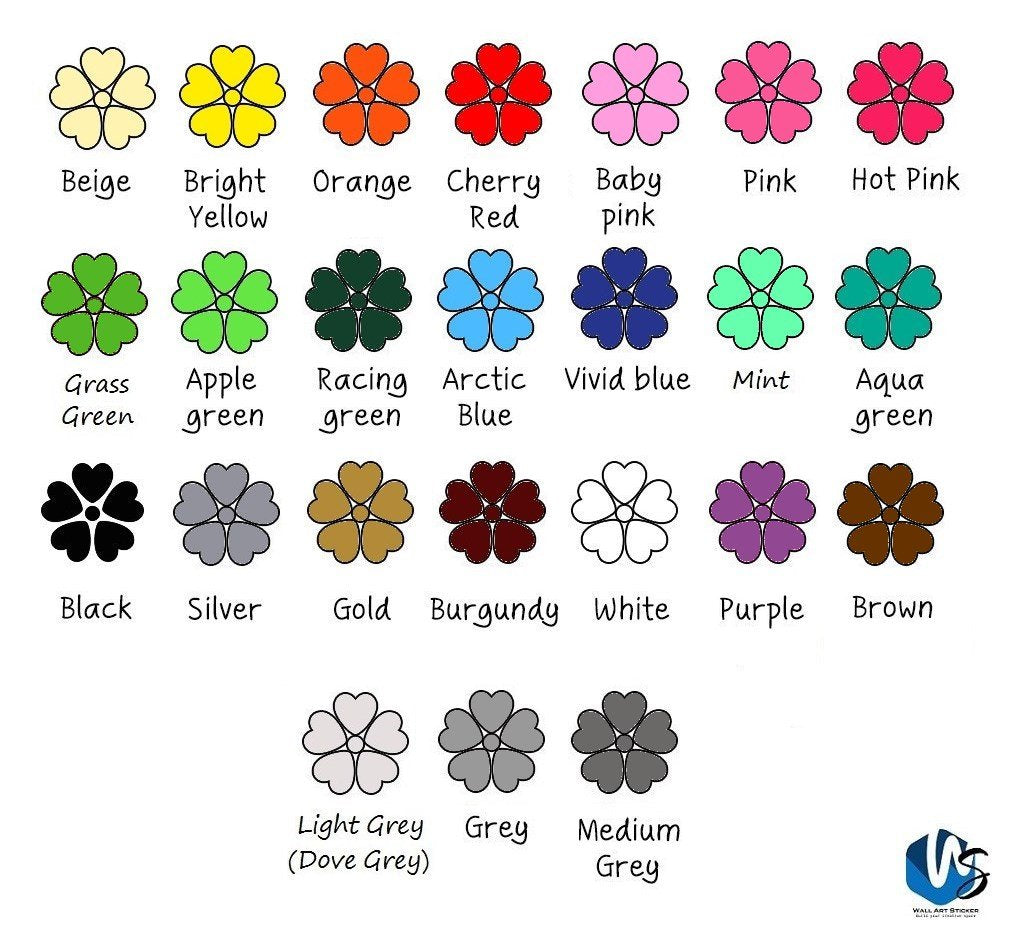 55 Mixed size Stars Wall Stickers Kid Decal Art Nursery Bedroom Vinyl Decoration (Grey)