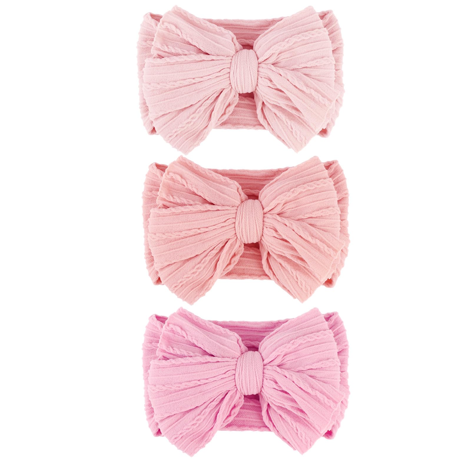 AQOKKA Baby Flower Headbands Nylon Baby Girl Headbands Newborn Hairbands Toddler Hair Accessories for Girls Infant Kids
