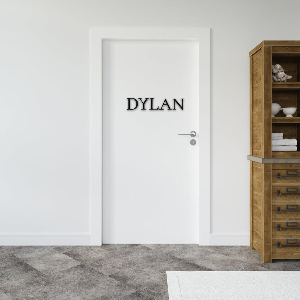 Personalised Wooden Name Sign for Nursery – Custom Wall Letters for Baby Room, Girls or Boys – Wooden Name Plaque, Baby Shower Gift, Bedroom Keepsake