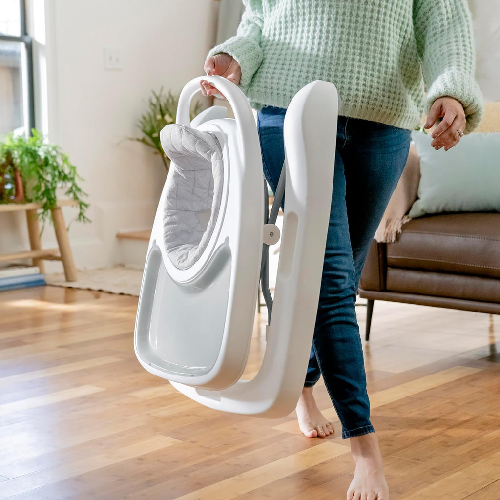 Ingenuity Spring & Sprout First Forest 3-in-1 Baby Activity Walker, Push-Behind Walker with 3 Removable Nature Inspired Toys, Adjustable Height, Foldable, Gender Neutral, 6 Months +, Multicolored