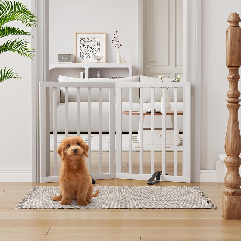 3-Panel Indoor Puppy Gates for Doorways