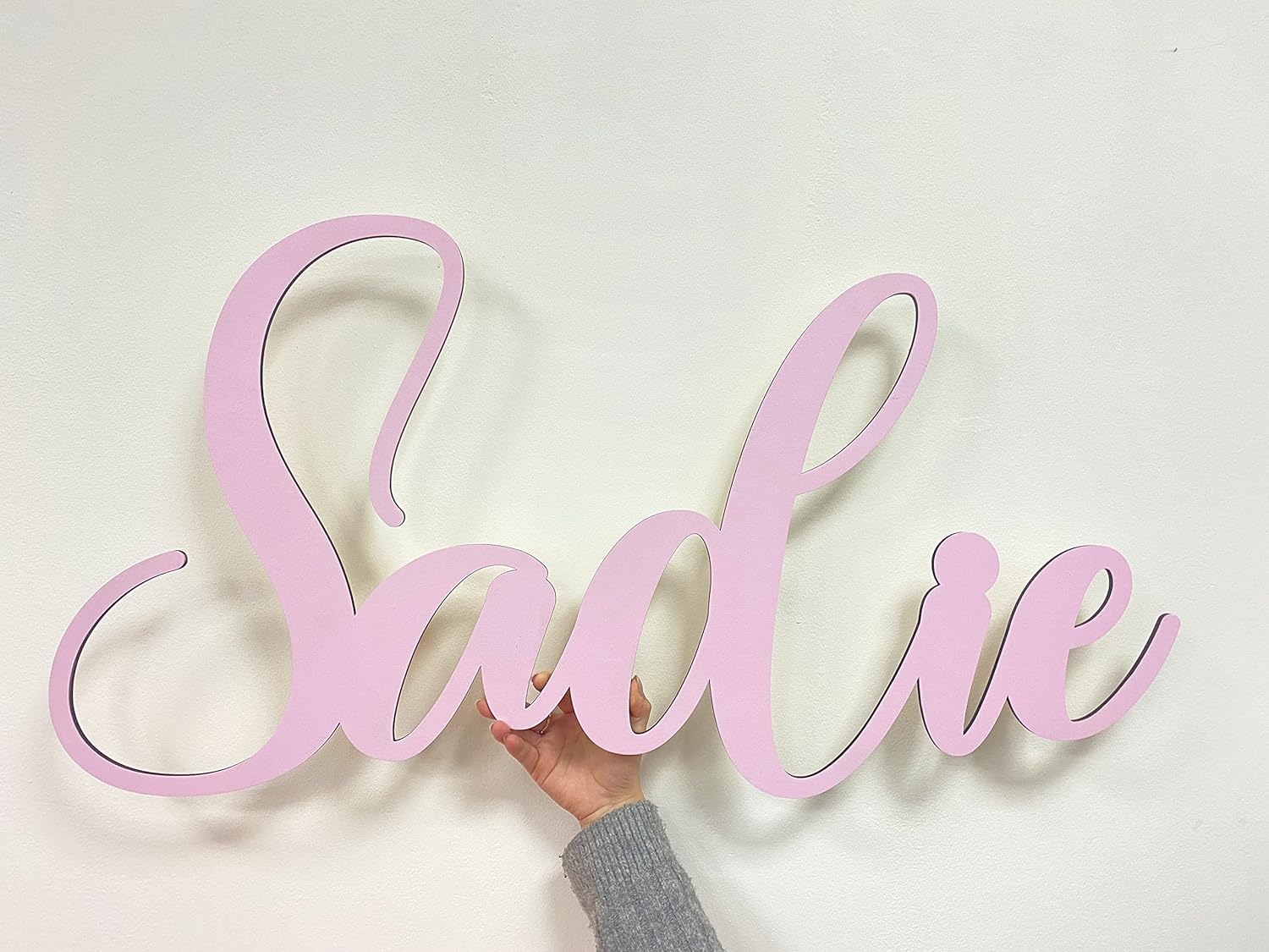Personalised Wooden Name Sign for Nursery – Custom Wall Letters for Baby Room, Girls or Boys – Wooden Name Plaque, Baby Shower Gift, Bedroom Keepsake