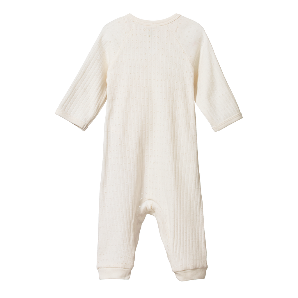 Pointelle Henley Sleep Suit