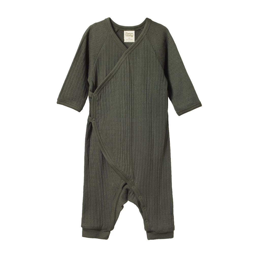 Pointelle Kimono Stretch and Grow