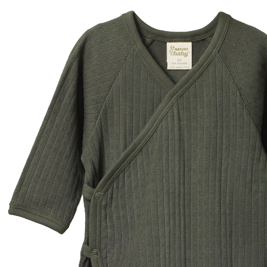 Pointelle Kimono Stretch and Grow