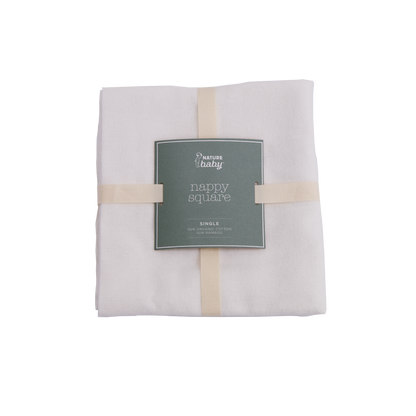 Cotton and Bamboo Nappy Squares - 6 Pack