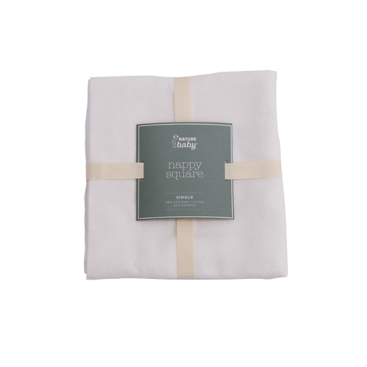 Cotton and Bamboo Nappy Squares - 6 Pack