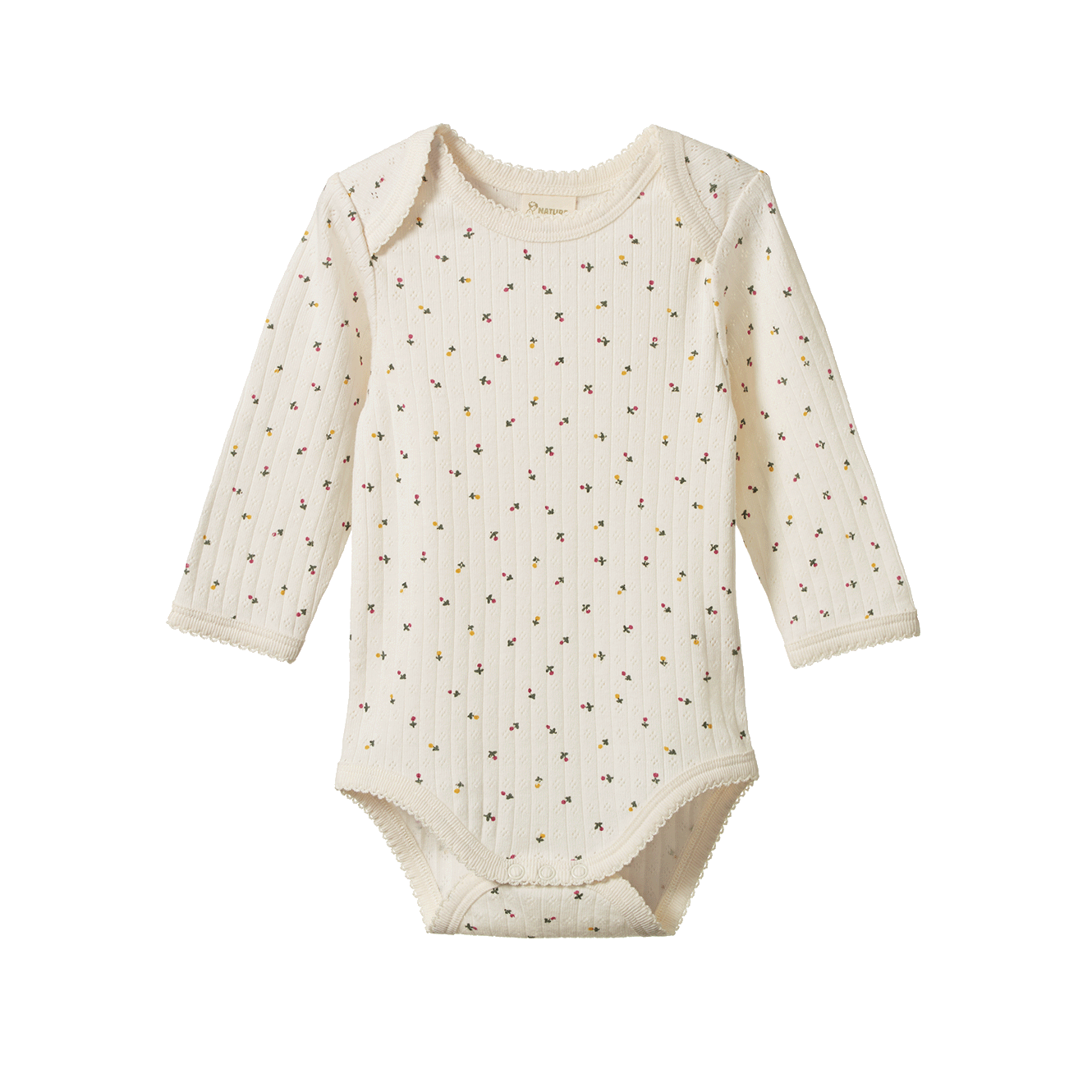 Pointelle Long Sleeve Bodysuit