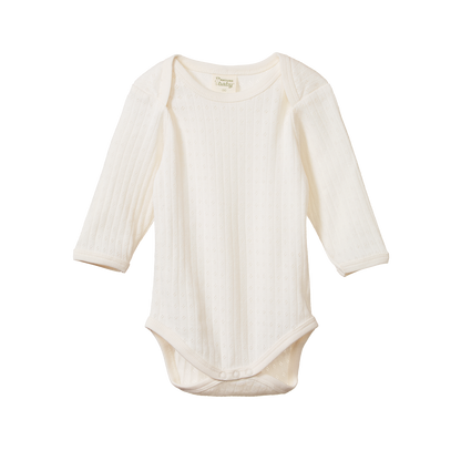 Pointelle Long Sleeve Bodysuit