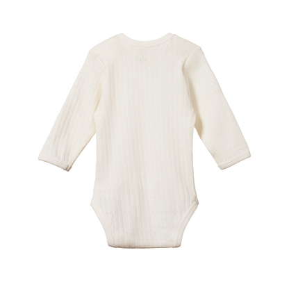 Pointelle Long Sleeve Bodysuit
