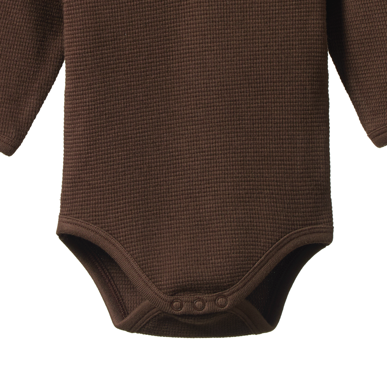 Waffle Henley Long Sleeve Bodysuit