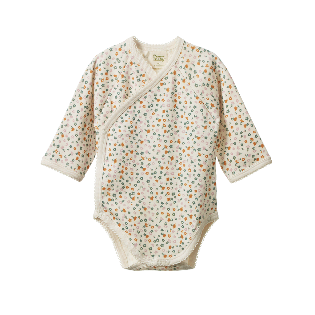 Long Sleeve Kimono Bodysuit