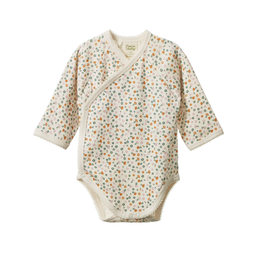 Long Sleeve Kimono Bodysuit